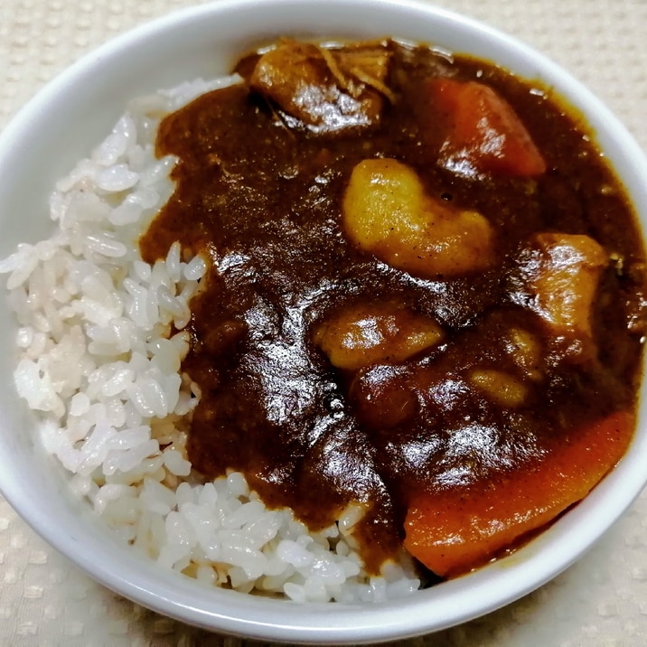 圧力鍋でチキンカレー